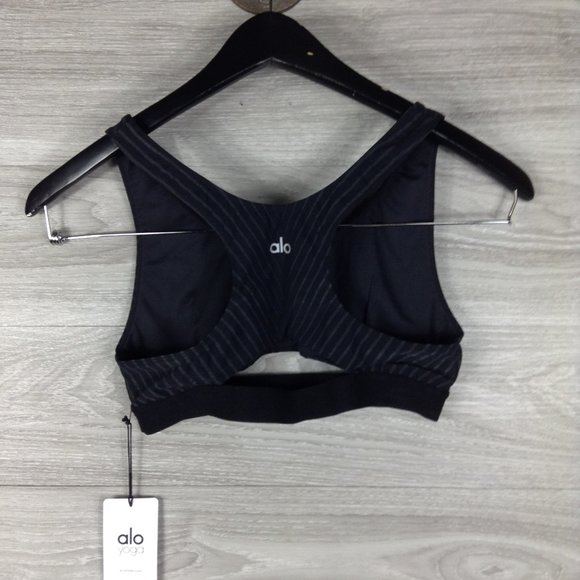 Alo Reflective Moonlit Cutout Bra - Picture 5 of 7